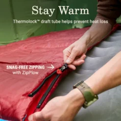 Coleman Flatlands™ 45°F Big & Tall Sleeping Bag 9 Coleman Flatlands™ 45°F Big & Tall Sleeping Bag -Camp And Explore Coleman Flatlands SleepingBags 45F Red BT ATF4