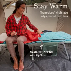 Coleman Flatlands™ 50°F Sleeping Bag 8 Coleman Flatlands™ 50°F Sleeping Bag -Camp And Explore Coleman Flatlands SleepingBags 50F BlueHydrangea ATF3