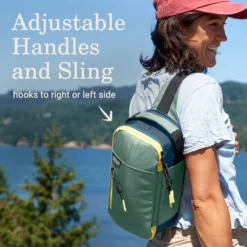 Coleman MoRph™ 6-Can Convertible Soft-Sided Cooler Sling -Camp And Explore Coleman MoRphSling 6Can Moss ATF3