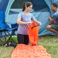 Coleman Kompact™ Premium Inflatable Camp Pad -Camp And Explore Coleman PremiumCampPad TigerLily ATF6