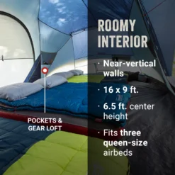 Coleman Skydome™ 10-Person Camping Tent XL, Blue Nights -Camp And Explore Coleman Skydome XL 10P BlueNights ATF3