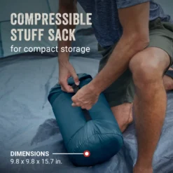 Coleman Kompact™ 20°F Rectangle Sleeping Bag -Camp And Explore Coleman SleepingBagRectangle 20D Caribbean ATF3