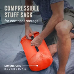 Coleman Kompact™ 40°F Rectangle Sleeping Bag -Camp And Explore Coleman SleepingBagRectangle 40D TigerLily ATF3