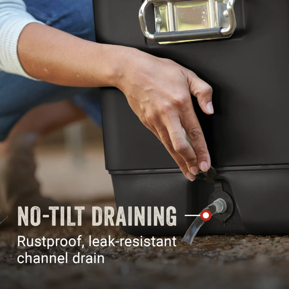 Coleman Reunion™ 54-Quart Steel Belted® Matte Cooler, Midnight 4 Coleman Reunion™ 54-Quart Steel Belted® Matte Cooler, Midnight - Image 4