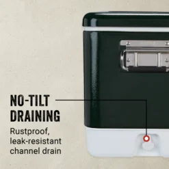 Coleman Vintage 54-Quart Steel Belted® Cooler -Camp And Explore Coleman SteelBelted VintageGreen ATF4