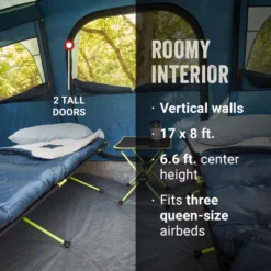 Coleman Sunlodge™ 10-Person Camping Tent, Blue Nights -Camp And Explore Coleman Sunlodge 2000037536 10P BlueNights ATF3 2