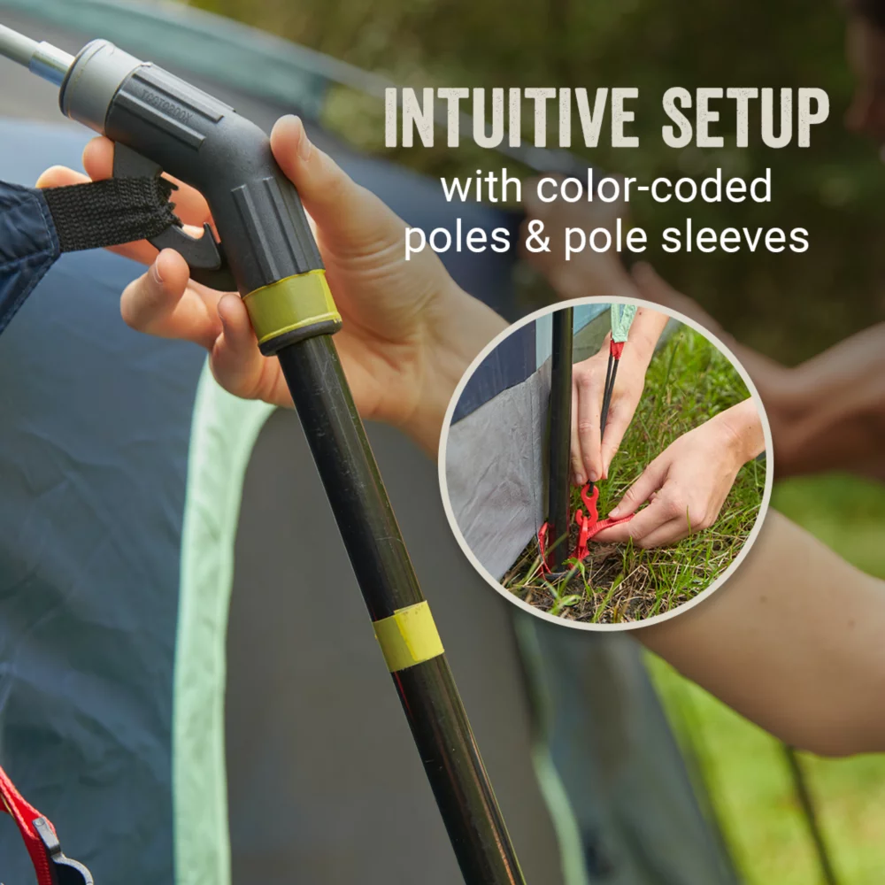 Coleman Sunlodge™ 8-Person Camping Tent, Blue Nights 2 Coleman Sunlodge™ 8-Person Camping Tent, Blue Nights - Image 2