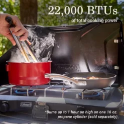 Coleman Triton™+ 2-Burner Propane Gas Camping Stove -Camp And Explore Coleman Triton 2BurnerPropaneGasCampingStove ATF6