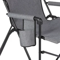 Coleman Forester Series Sling Chair -Camp And Explore HKDSlingChair CationicGrey Cupholder20Feature 2000035921