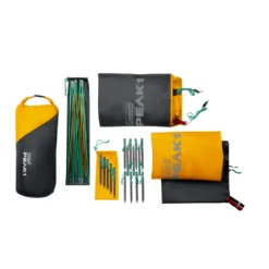 Coleman PEAK1™ 3-Person Backpacking Tent 19 Coleman PEAK1™ 3-Person Backpacking Tent -Camp And Explore Peak1 BackpackingTent 2P Overhead Bag Contents 0003 v3 1 1