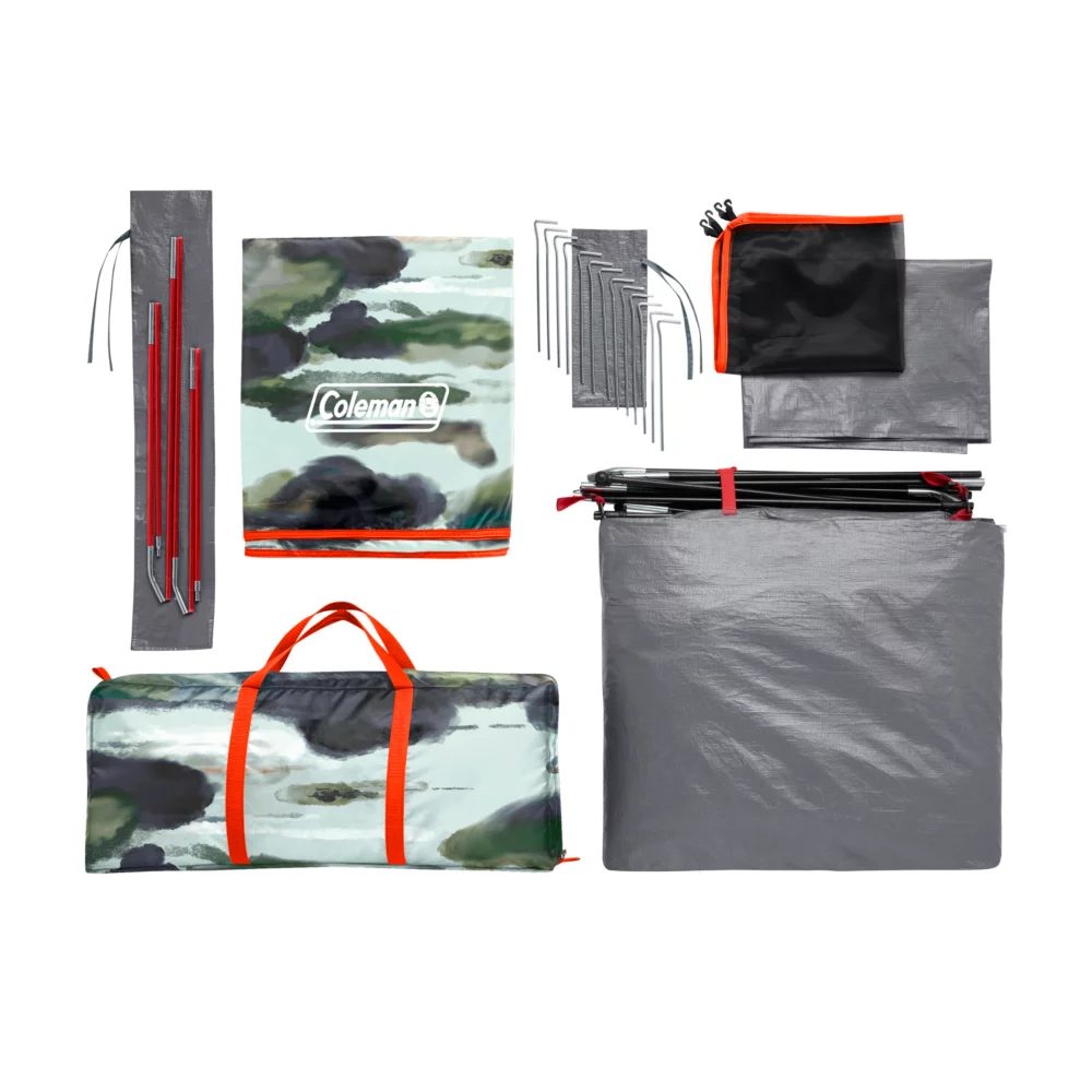 Coleman Skydome™ 6-Person Watercolor Series Camping Tent 9 Coleman Skydome™ 6-Person Watercolor Series Camping Tent - Image 9