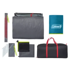 Coleman Skydome™ XL 10-Person Camping Tent With Dark Room™ Technology -Camp And Explore Skydome20XL20Darkroom 10P Overhead Contents v2