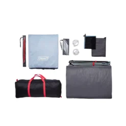 Coleman Skydome™ XL 8-Person Camping Tent With LED Lighting -Camp And Explore Skydome Lighted 8P XL Overhead Bag Contents 0005 v3