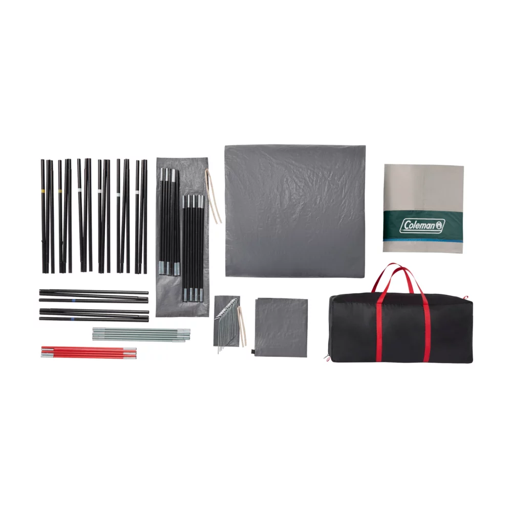 Coleman Skylodge™ 12-Person Camping Tent With Screen Room, Evergreen 8 Coleman Skylodge™ 12-Person Camping Tent With Screen Room, Evergreen - Image 8