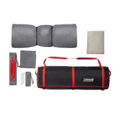 Coleman Skylodge™ 6-Person Instant Camping Tent, Blackberry -Camp And Explore Tent6P Cabin Inst BB Overhead Content Edited 1