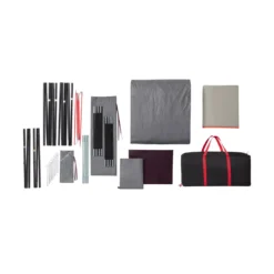 Coleman Skylodge™ 10-Person Camping Tent, Blackberry -Camp And Explore Tent8P Cabin Conv ISR BB Overhead Content 1